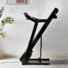 Treadmills For Home, Electric Treadmill With Automatic Incline, Foldable 3.5Hp Workout Running Machine Walking, Double Running Board Shock Absorption Pulse Sensor Bluetooth Speaker App Fitshow - Black - Image 4
