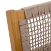 Outdoor Dining Chair (Set of 2), Patio Chairs, Teak Acacia Wood - Light Brown - Image 13