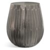 Nellie - Cast Aluminum Side Table - Black - Image 2