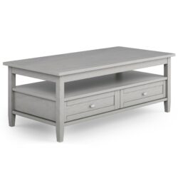 Warm Shaker - Coffee Table - Fog Gray