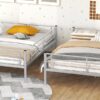 Full Long Over Queen Metal Bunk Bed - Sliver - Image 17