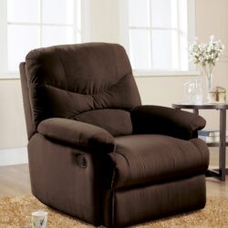Arcadia - Micro Motion Glider Recliner - Chocolate