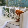Autumn Vibes Leaf Accent Pillow - Gray - Image 9
