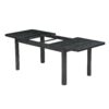 Topmax - Rustic Extendable Dining Table Set With Removable Leaf, 6 Upholstered Armless Dining Chairs And 2 Padded Arm Chairs, 9 Pieces - Black - Image 13