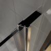 Semi-Frameless Pivot Shower Door In Chrome With Clear Glass - Chrome - Image 12