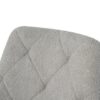 Modern Teddy Velvet Fabric Dining Chair With Gold Plated 5 Claw Legs - Gray - Image 11