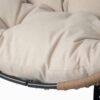 Sora - Outdoor Patio Wicker Hanging Chair With Stand - Beige / Brown - Image 8