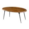 Oval Cofe Table - Brown - Image 2
