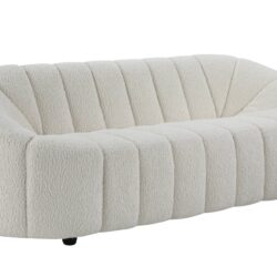 Osmash - Teddy Sherpa Sofa - White