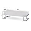 Calmam - High Gloss Coffee Table With Lift Top - White - Image 6