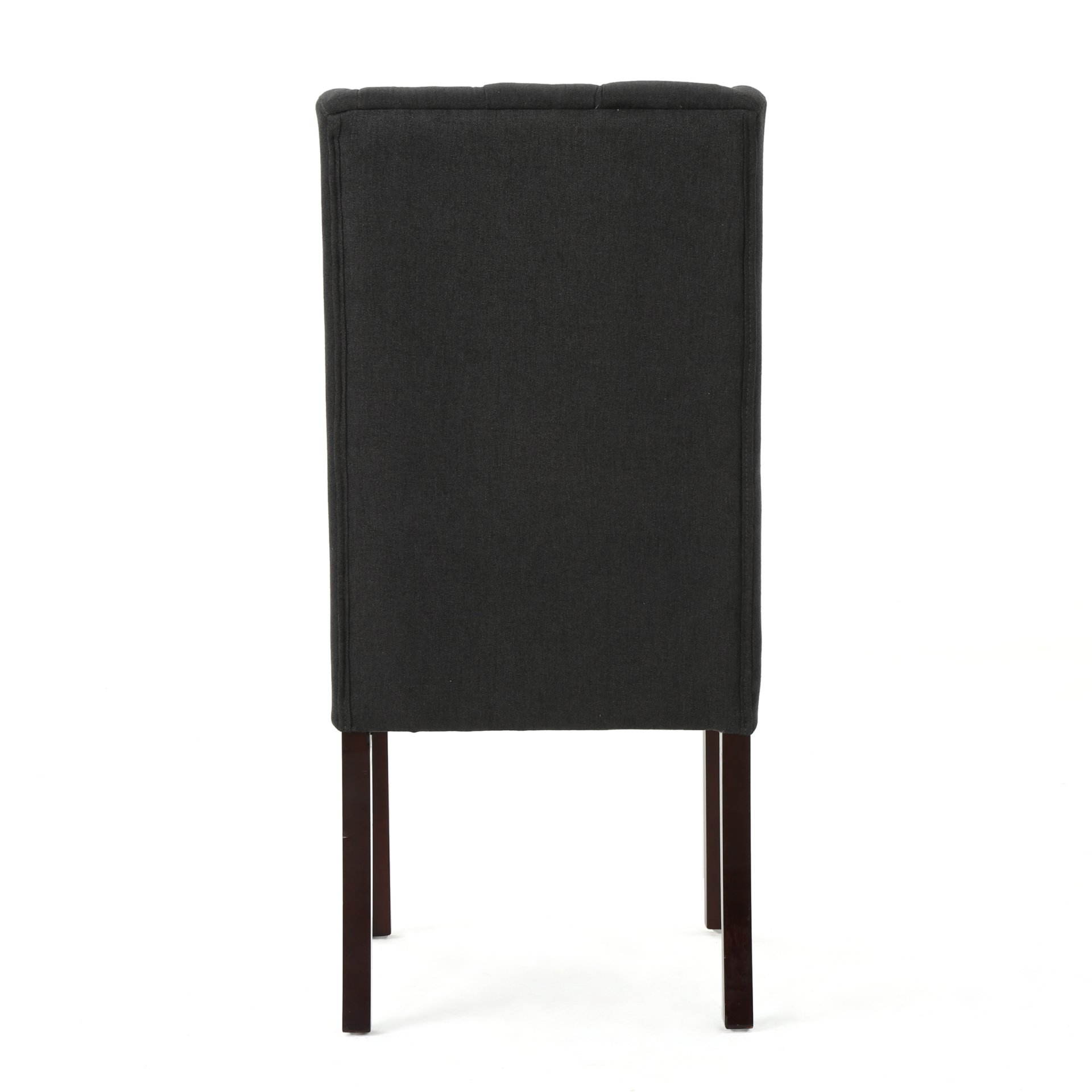 Contemporary Dining Chair (Set of 2) With Tufted Design - Charcoal - Image 11