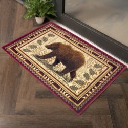 Nature's Nest - 2' X 3' Lodge Area Rug - Polyester, Multi