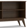 Draper - Mid Century Low Bookcase - Walnut Brown - Image 5