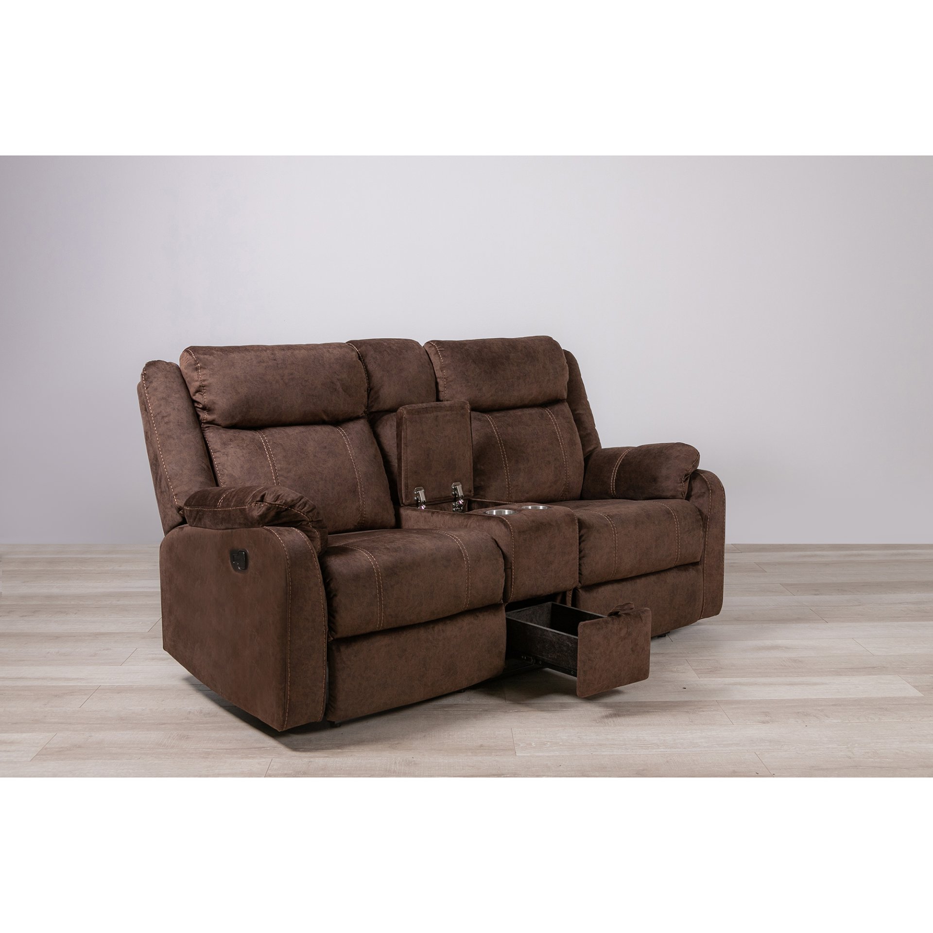Sonet Domino - Recliner - Coffee - Image 5