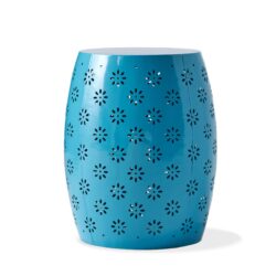 Soleil - Barrel Shaped Side Table - Blue