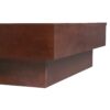 Italian Retro Inspired Acacia Wood Storage Coffee Table - Brown / Black - Image 15
