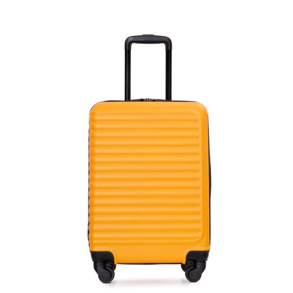 20" Carry On Luggage Lightweight Suitcase, Spinner Wheels - Orange