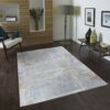 Textures - 5'3" X 7' Area Rug - Multi / White - Image 5