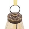 Luster Tear Drop Ornament, Glass Decorative Hanging Christmas Tree Ornaments For Holiday Party Decorations (Set of 12) - Gold - Image 3