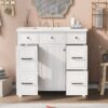 Bathroom Vanity Cabinet With Sink Top Combo Set, Single Sink, Shaker Cabinet With Soft Closing Door And Drawer - White - Image 3
