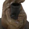 Hand Crafted Rabbit Umbrella Base With Playful Design - Light Brown - Image 12
