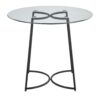 Cece - Contemporary Dinette Table - Black / Clear - Image 4