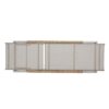 Hargrove - Outdoor Patio Aluminun Chaise Lounge, Outdoor Mesh Seat - Natural / Silver - Image 14