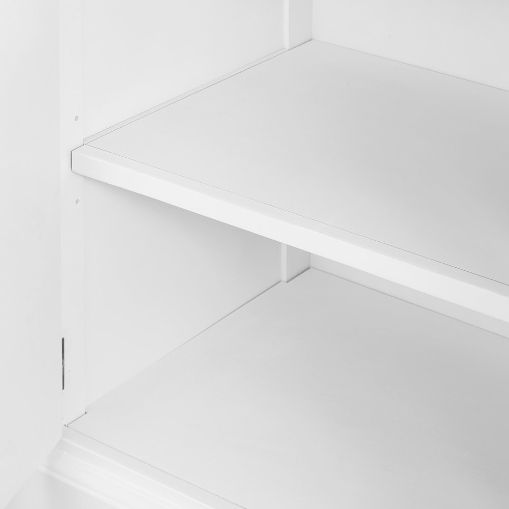 Solid Wood Cabinet - White - Image 7