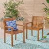 Amethyst - Outdoor Dining Chair With Slat Design (Set of 2) - Natural - Image 4