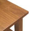 Warm Shaker - Narrow Side Table - Light Golden Brown - Image 5