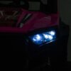 12V7A*1 30W*4 Four-Wheel Drive Leather Seat One Button Start, Forward And Backward, High And Low Speed, Music, Front Light, Power Display, Two Doors Can Open, 2.4G R / C, Seat Belt Four Wheel Absorber - Pink - Image 26