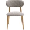 Kacey - Boucle Side Chair (Set of 2) - Gray - Image 4