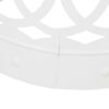 Outdoor Metal End Table Large - White - Image 9