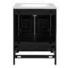 24" Bathroom Vanity With Integrated Undermount Sink, 2 Doors And 1 Drawer, Soft Close Hinges - Black - Image 19