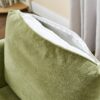 360° Swivel Chair, Accent Barrel Armchair, Upholstered With Curved Design - Green - Image 19