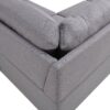 Sectional Sofa Bed - Gray - Image 7
