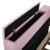 Twin Size Upholstered Daybed With Storage Armrests, Trundle And Latest Integrated Bluetooth Audio System - Pink - Image 10