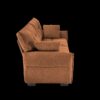Premium 2 Seater Sofa Ergonomic Design With High Resilience Foam Cushions, Modern Fabric - Burnt Orange - Image 8