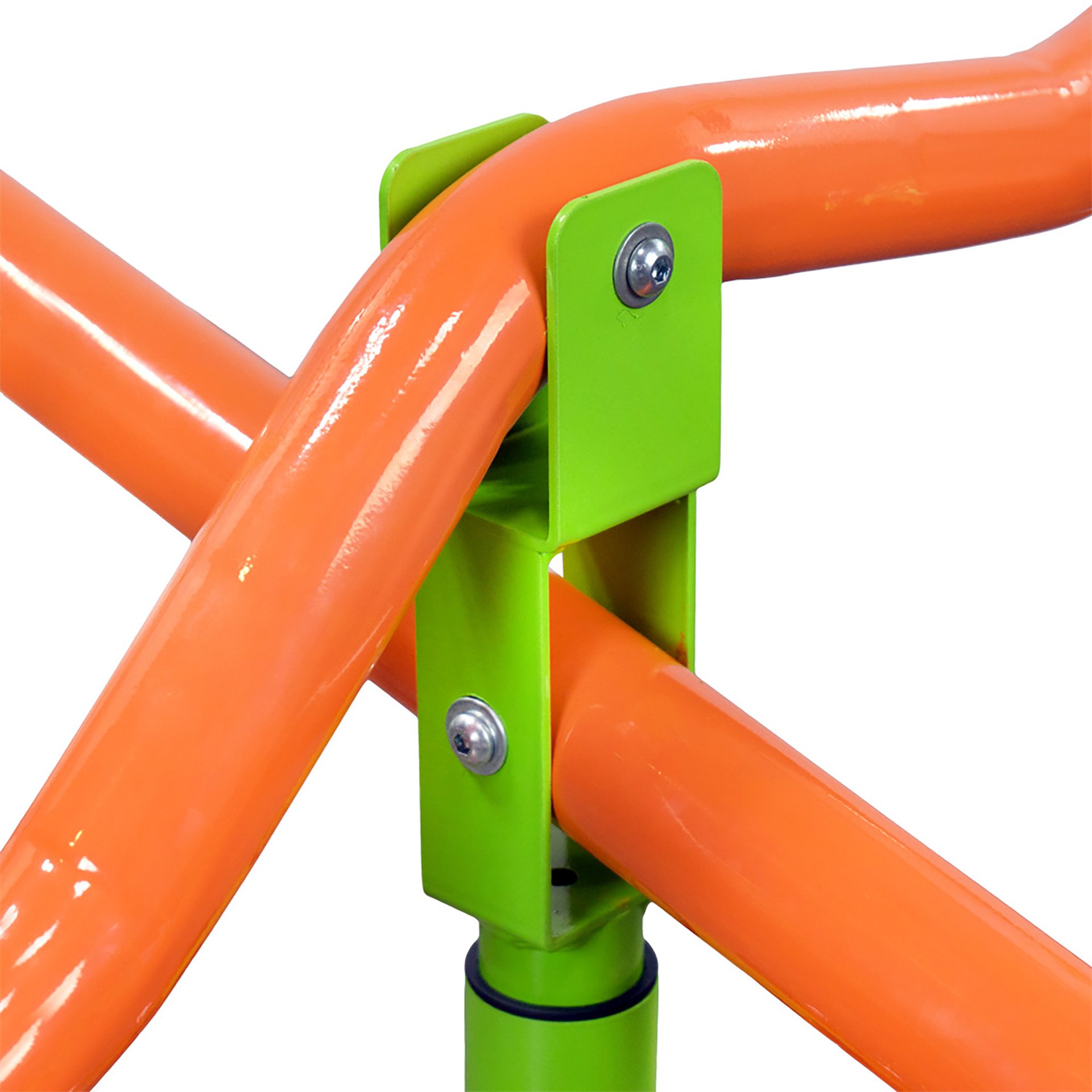 Xss004 Outdoor Playground Four Seats Seesaw For Kids 360 Degree Rotating Sturdy Plastic Seat Seesaw For Kids Seesaw For Kids Age 3+ - Green / Blue - Image 4