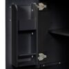 Bathroom Vanity Combo With Ceramic Sink, Luxurious Space-Saving Vanity, 2 Soft Close Doors - Black - Image 32