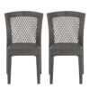Farley - Stacking Sidechair (Set of 2) With Open Backrests - Gray - Image 4