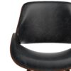 Malden - Bentwood Dining Chair With Wood Back - Distressed Black - Image 5