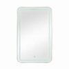 Rectangle Medicine Cabinet Mirror Bathroom Mirror With Storage Wall Mounted Medicine Mirror Cabinet With LED - Sliver - Image 10