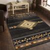 Tribes - 2' X 3' Southwest Area Rug - Black, Polyester - Image 5