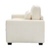 Modern Fabric Sofa With Plush Cushions, Sleek Arm Design, Solid Wood Frame - Beige - Image 9