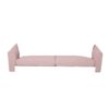 Contemporary 3 Seater Sofa With Plush Accents - Blush - Image 4