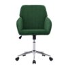 Adjustable Office Chair, Home Bedroom, Ergonomic Swivel Chair, Backrest Seat, Comfortable For Long Sitting - Green - Image 5