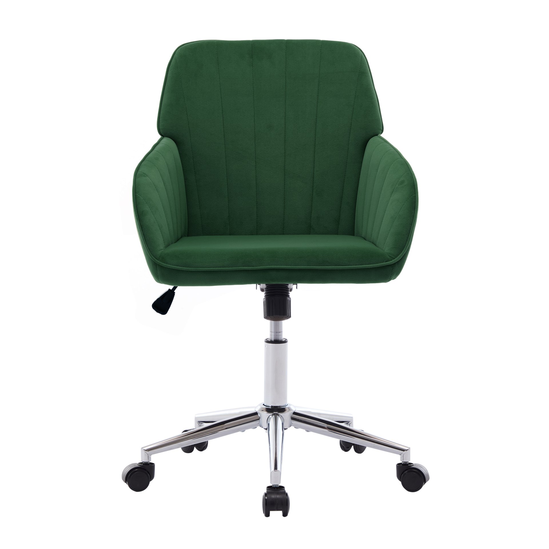 Adjustable Office Chair, Home Bedroom, Ergonomic Swivel Chair, Backrest Seat, Comfortable For Long Sitting - Green - Image 5