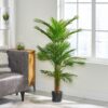 Artificial Tropical Palm Tree - Green - Image 4