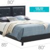 Primo - King Bed - Black - Image 5